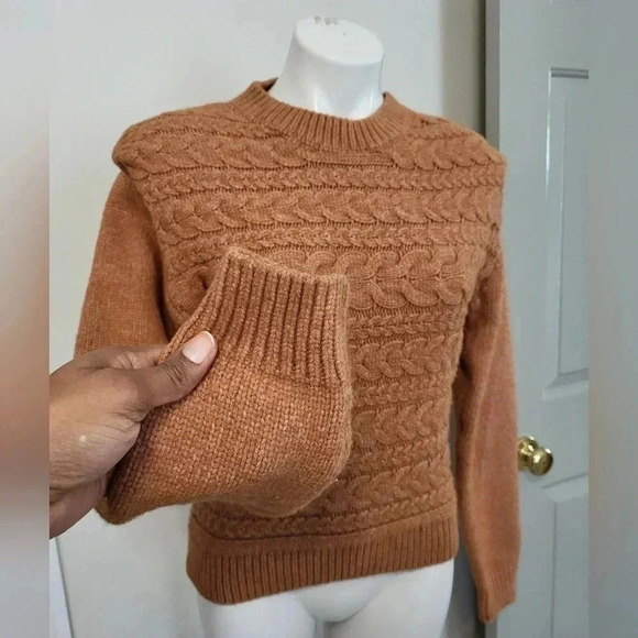 Blank NYC Horizontal Cable Knit Crewneck Chunky Sweater(M) - Picture 8 of 11